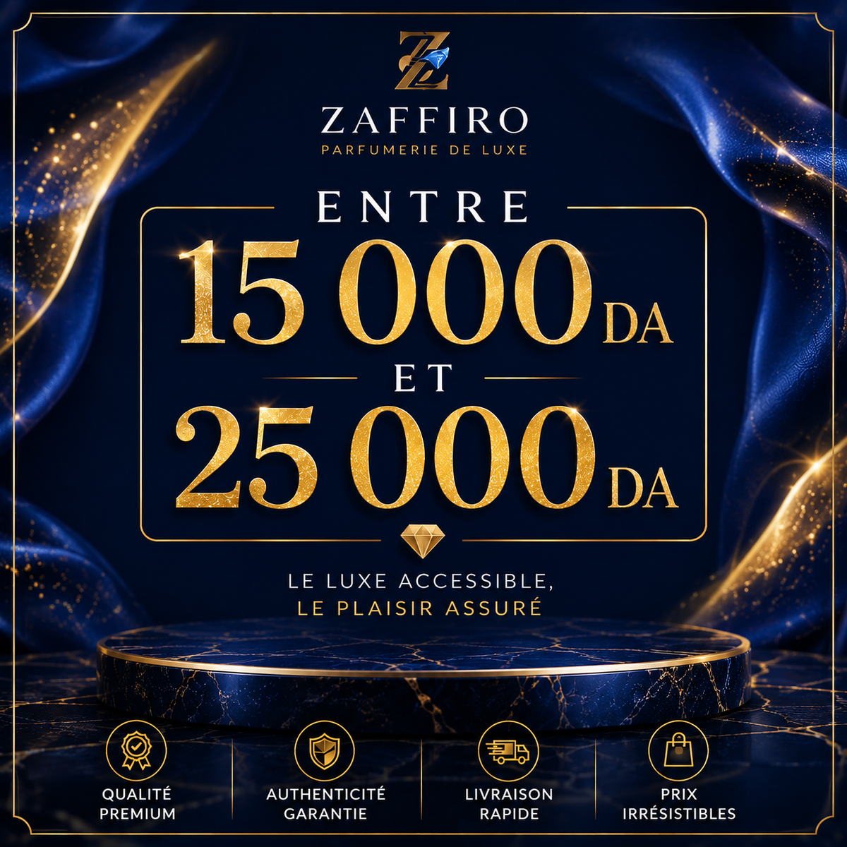 Parfums originaux entre 15 000 et 25 000 DA – ZAFFIRO