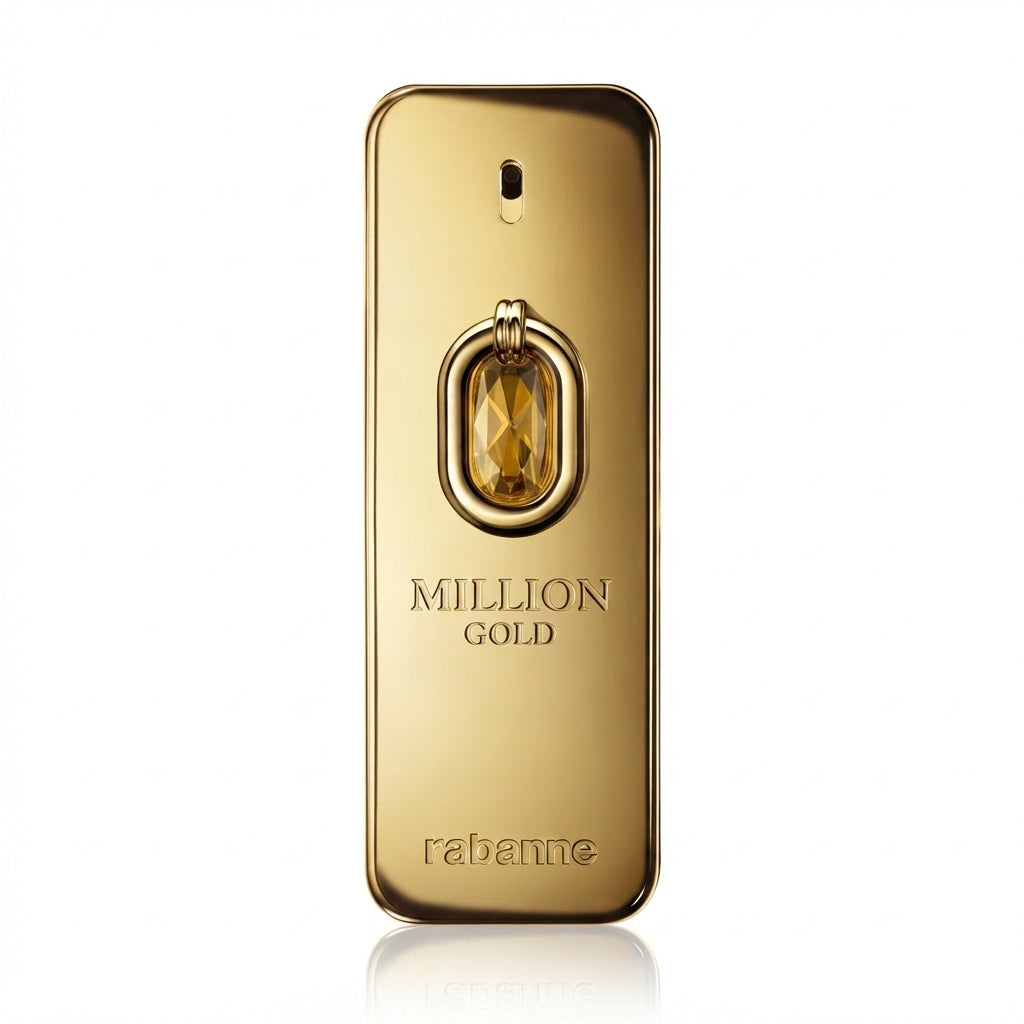 Flacon de parfum RABANNE MILLION GOLD ÉLIXIR PARFUM INTENSE pour homme - ZAFFIRO Parfumerie de luxe Algérie