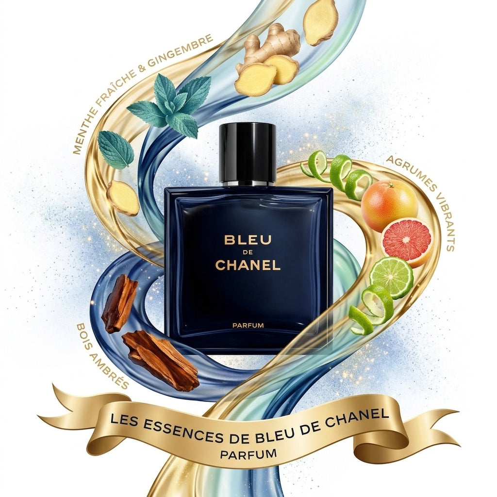 Flacon de parfum CHANEL BLEU PARFUM pour homme - ZAFFIRO Parfumerie de luxe Algérie
