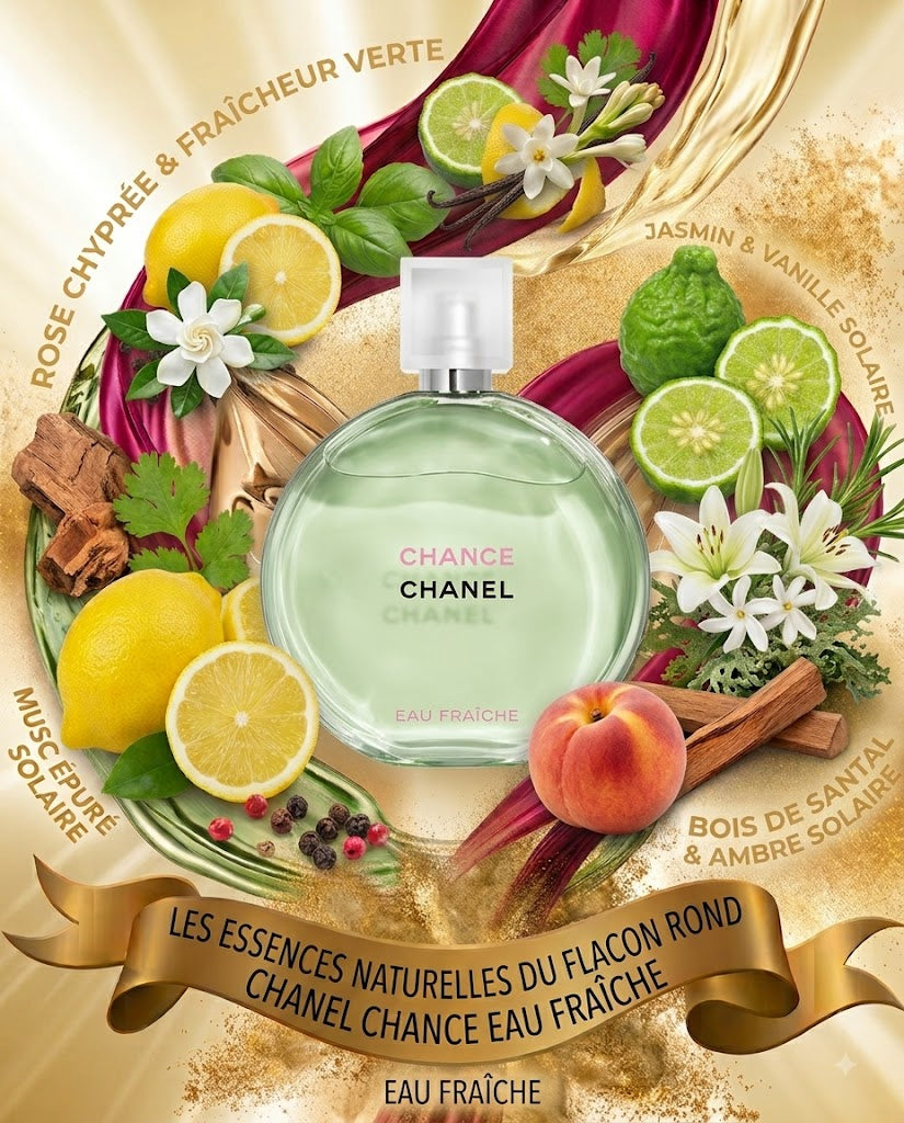 Flacon de parfum CHANEL CHANCE EAU FRAICHE EDT pour femme - ZAFFIRO Parfumerie de luxe Algérie