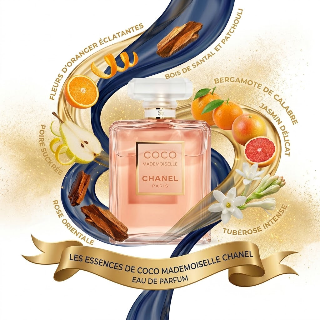 Flacon de parfum CHANEL COCO MADEMOISELLE EDP pour femme - ZAFFIRO Parfumerie de luxe Algérie