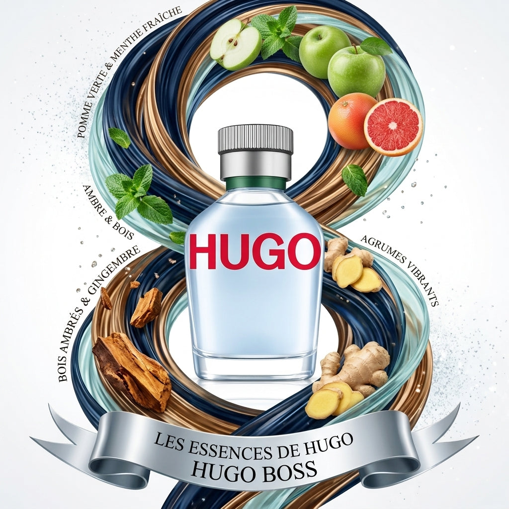 Flacon de parfum HUGO MAN EDT pour homme - ZAFFIRO Parfumerie de luxe Algérie
