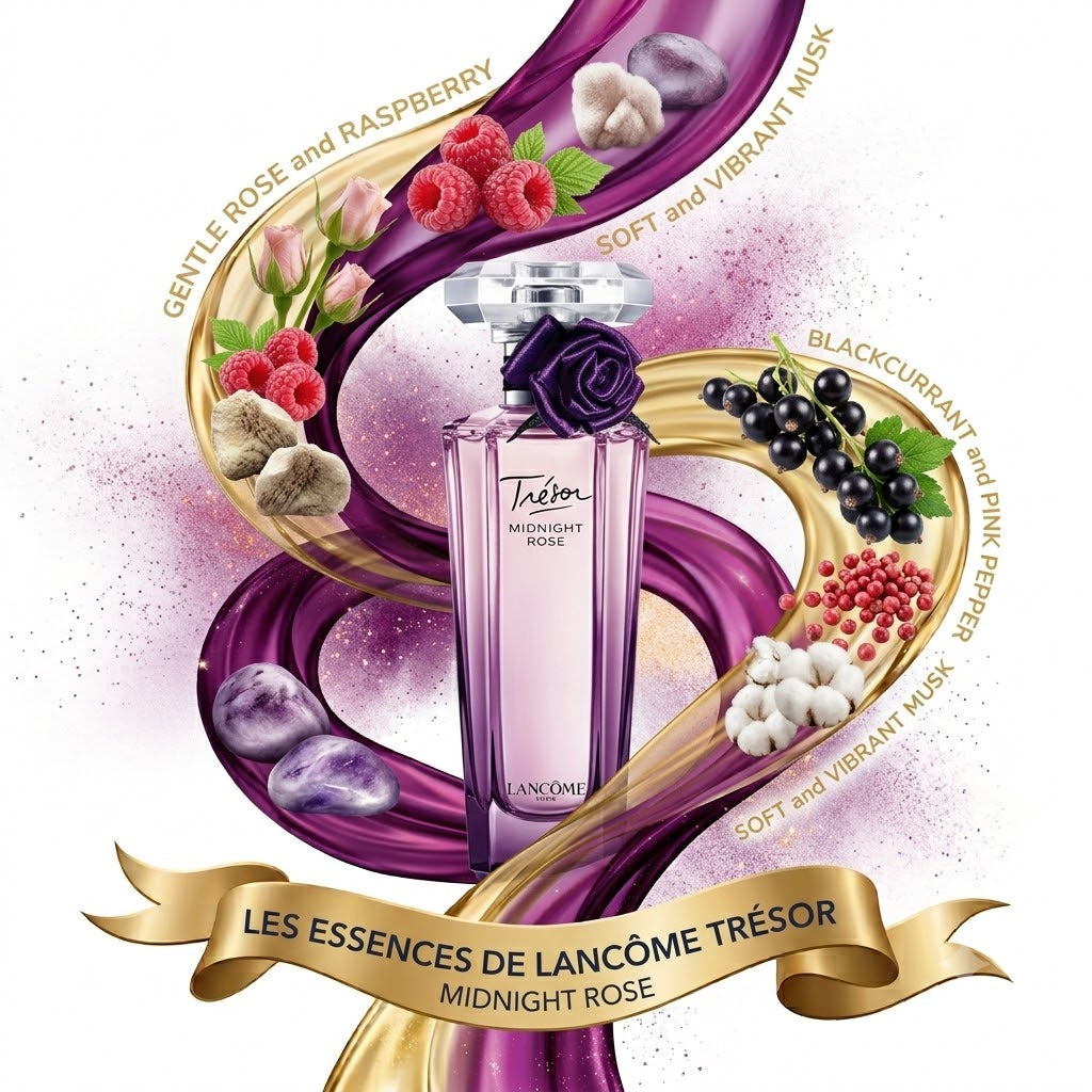 Flacon de parfum LANCÔME TRÉSOR MIDNIGHT ROSE EDP pour femme - ZAFFIRO Parfumerie de luxe Algérie