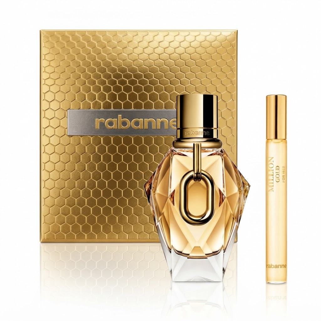 Coffret parfum RABANNE MILLION GOLD TRAVEL SET femme - ZAFFIRO Parfumerie de luxe Algérie