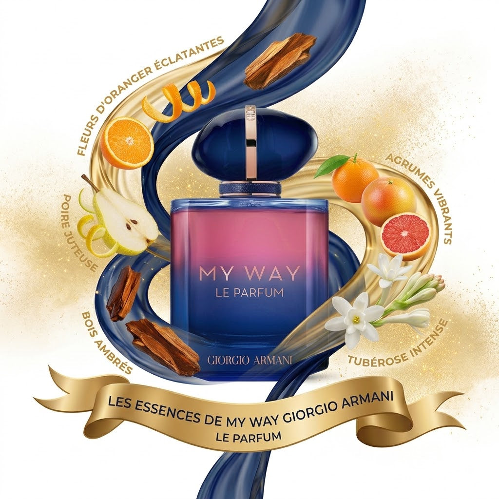 Flacon de parfum GIORGIO ARMANI MY WAY PARFUM pour femme - ZAFFIRO Parfumerie de luxe Algérie