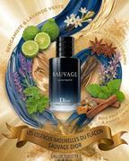 Flacon de parfum DIOR SAUVAGE EDT pour homme - ZAFFIRO Parfumerie de luxe Algérie