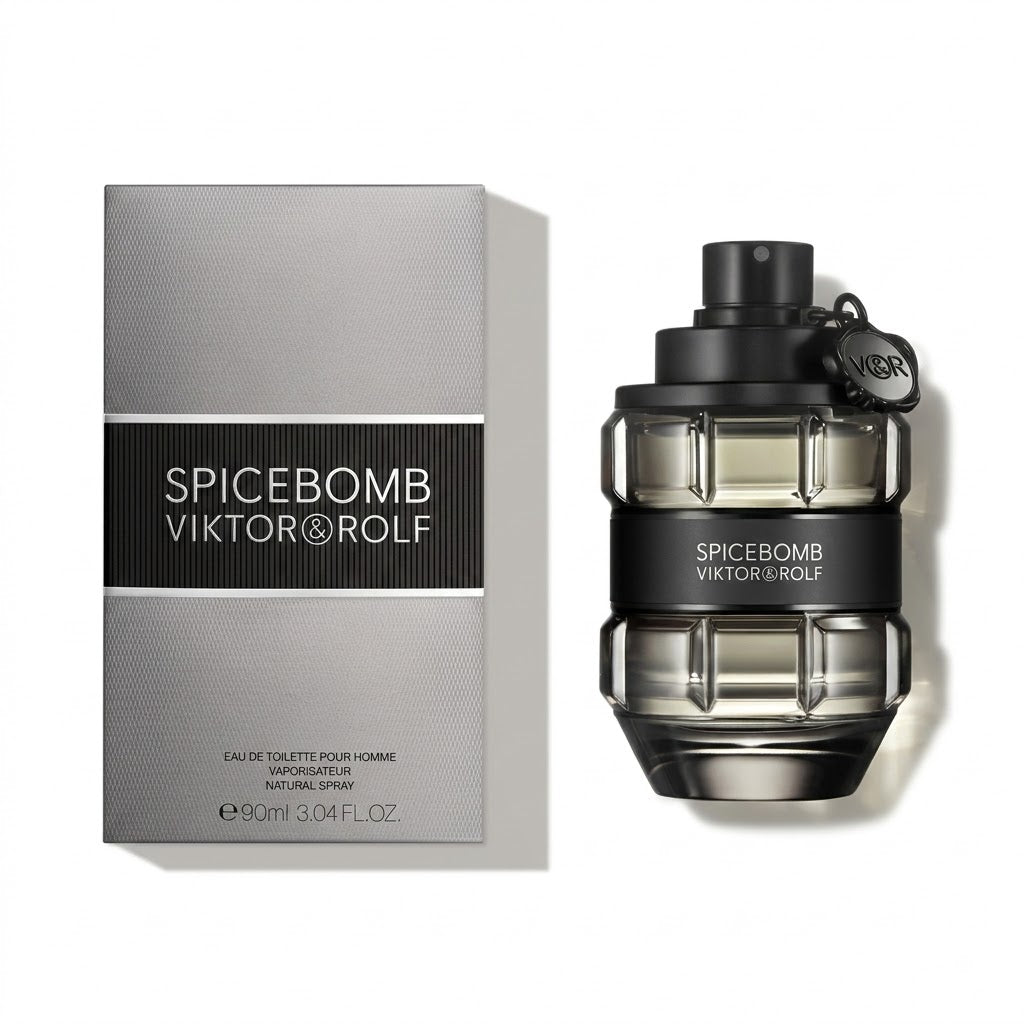 Flacon de parfum VICTOR&ROLF SPICEBOMB EAU DE TOILETTE pour homme - ZAFFIRO Parfumerie de luxe Algérie