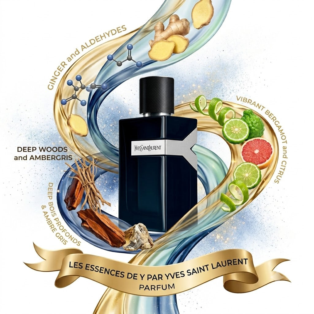 Flacon de parfum YSL Y LE PARFUM pour homme - ZAFFIRO Parfumerie de luxe Algérie
